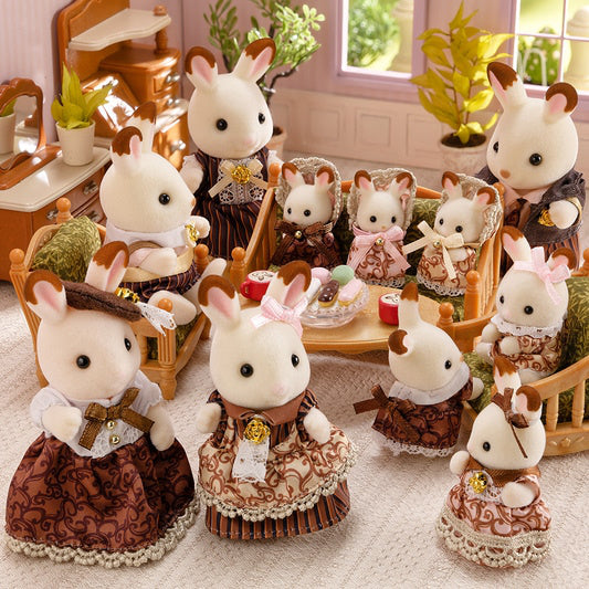 Sylvanian Families: Set de Aniversario Familiar de Conejos de Chocolate