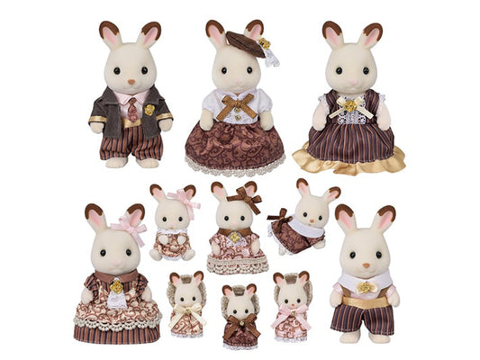 Sylvanian Families: Set de Aniversario Familiar de Conejos de Chocolate